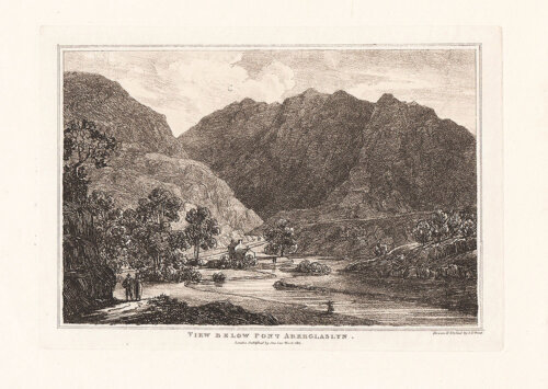 View below Pont Aberglaslyn 