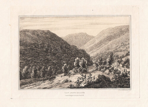 View above Rhaydr