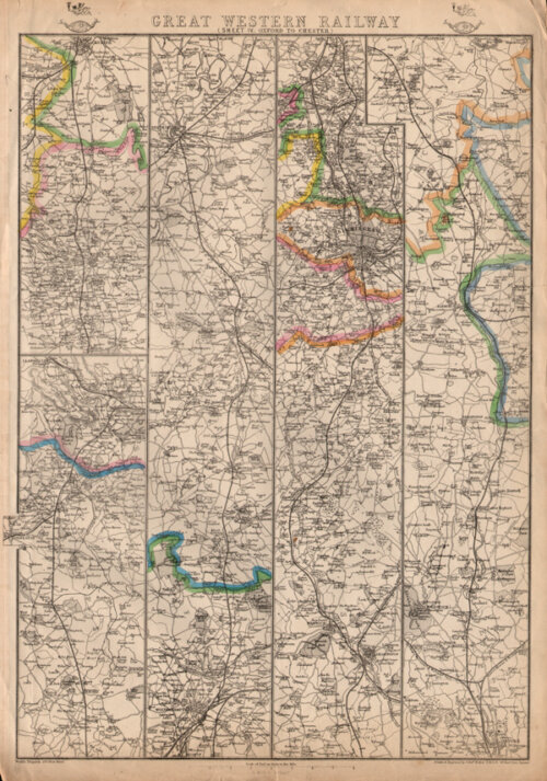 The Great Western Railway  Sheet IV  Oxford to Chester