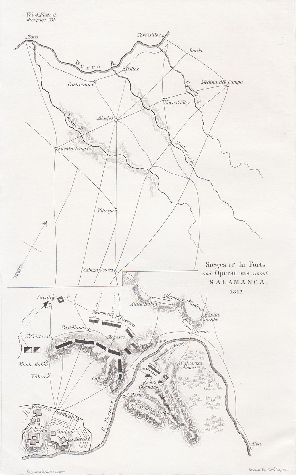 Sieges of the Forts and Operations round Salamanca 1812