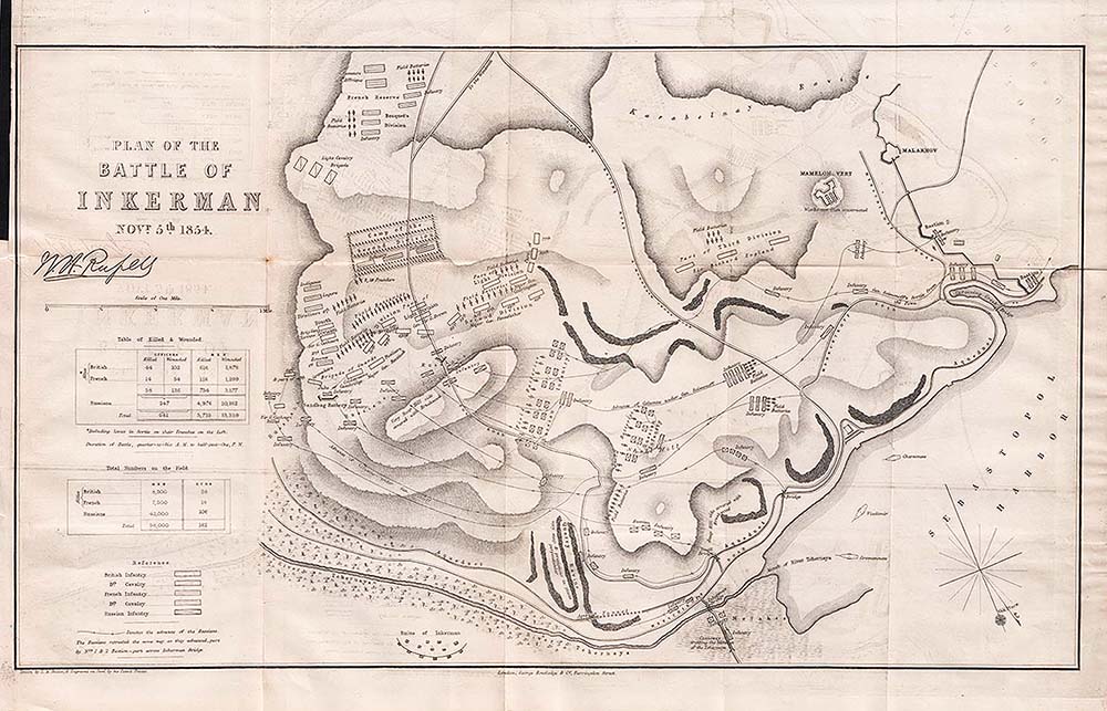 Plan of the Battle of Inkerman Nov 5th 1854