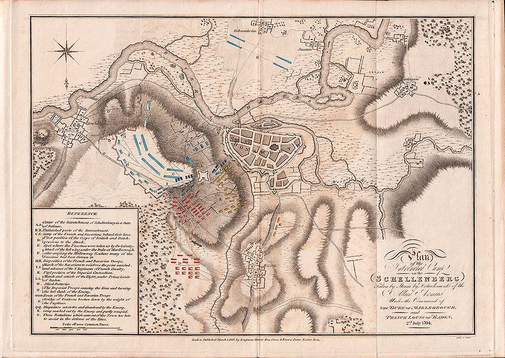 Plan of the Intrenched Camp on the Schellenberg.......