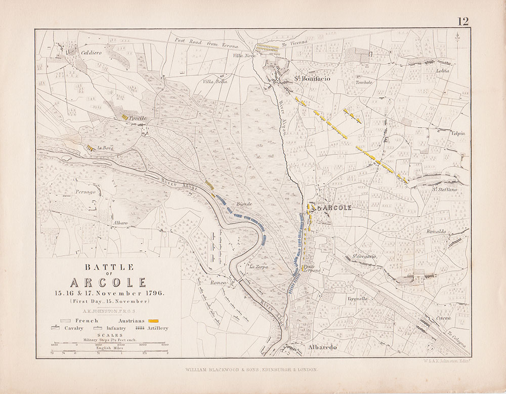 Battle of Arcole First Day 15th November 1796 