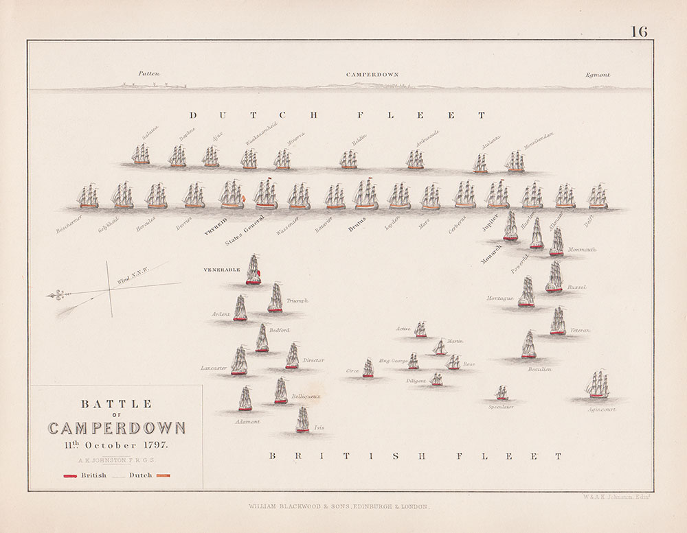 Battle of Camperdown 11th October 1797