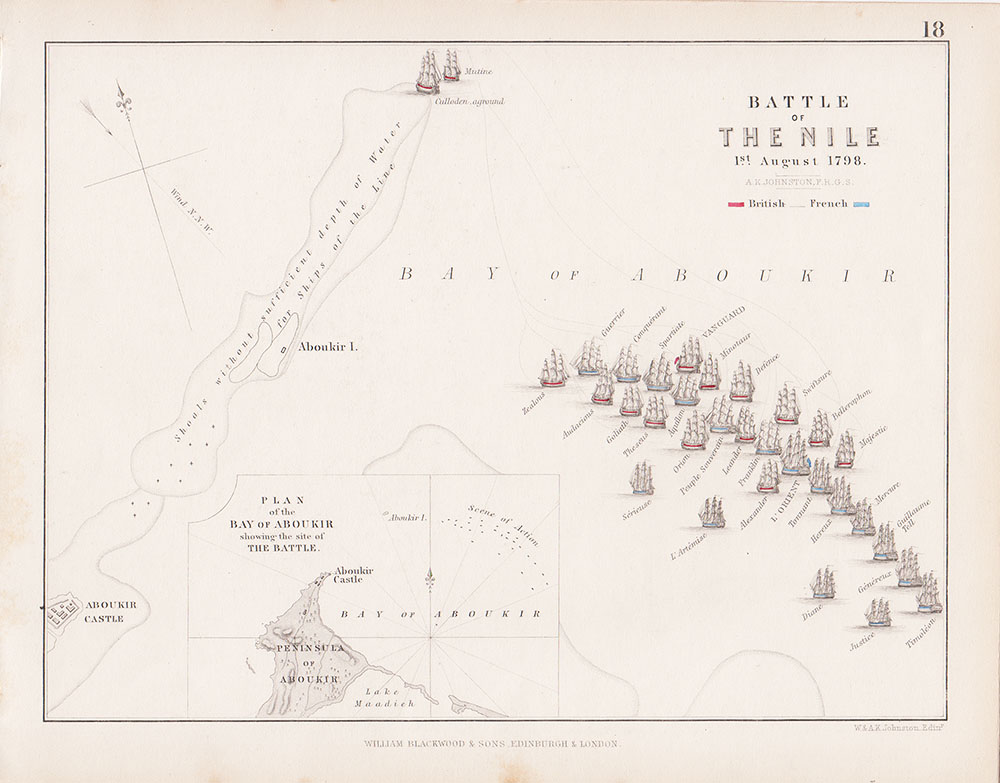 Battle of the Nile 1st August 1798