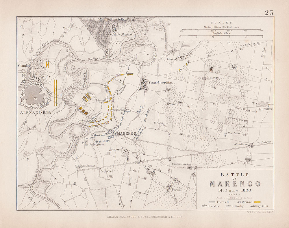 Battle of Marengo 14th June 1800 Sheet 1