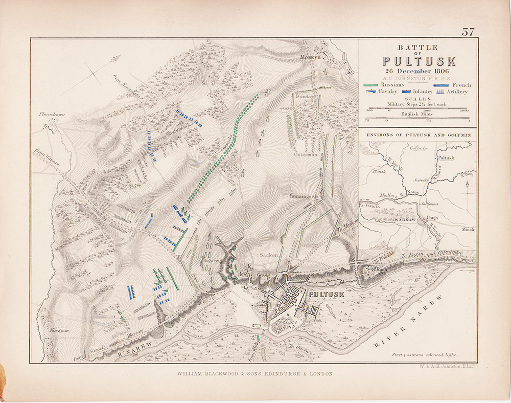 Battle of Pultusk 26th December 1806