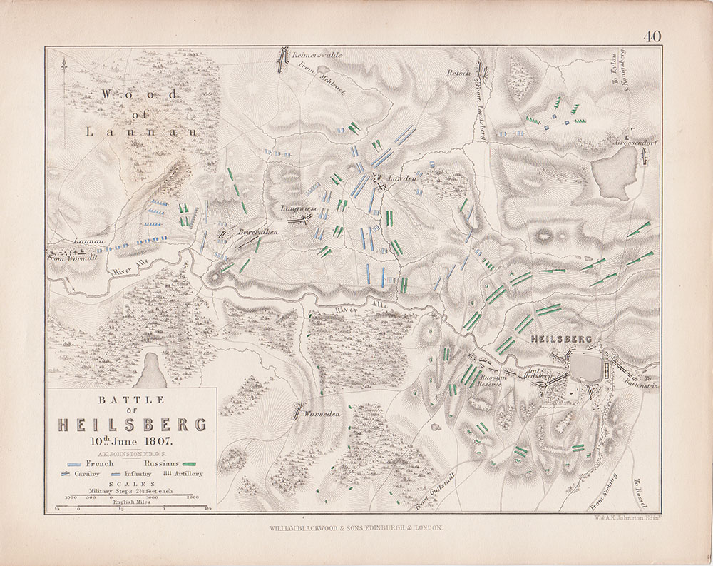 Battle of Heilsberg 10th June 1807 