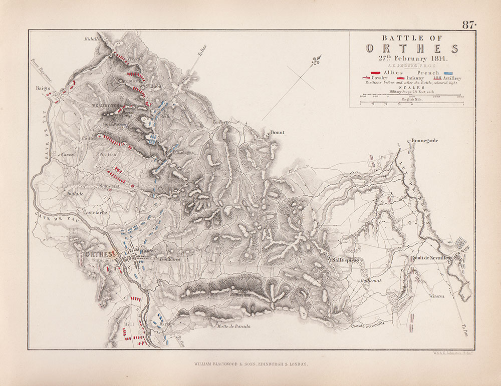 Battle of Orthes 27th February 1814 