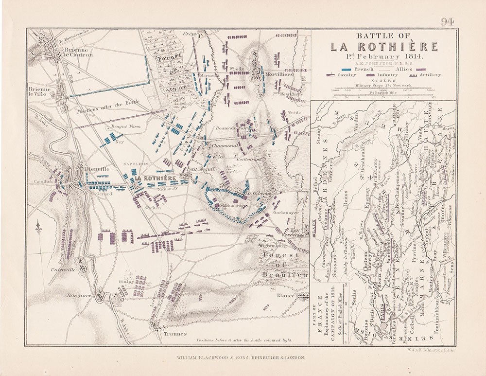 Battle of La Rothire 1st February 1814