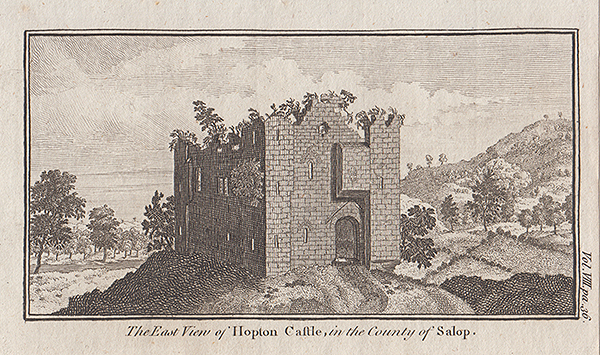 The East view of Hopton Castle in the County of Salop 