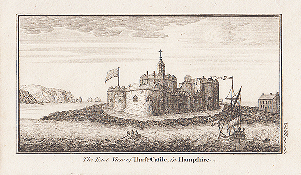 The East View of Hurst Castle in Hampshire 