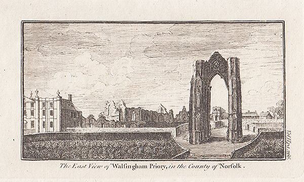 The East view of Walsingham Priory in the County of Norfolk 