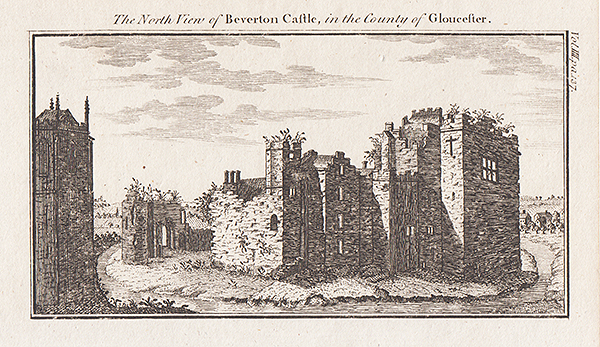 The North View of Beverton Castle in the County of Gloucester 