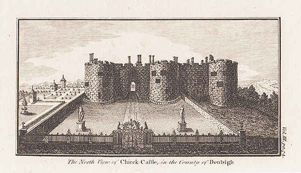 The North view of Chirk Castle