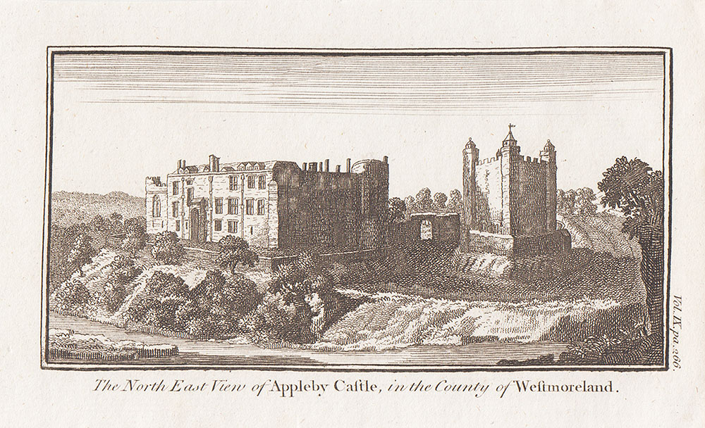 The North East view of Appleby Castle in the County of Westmorland 