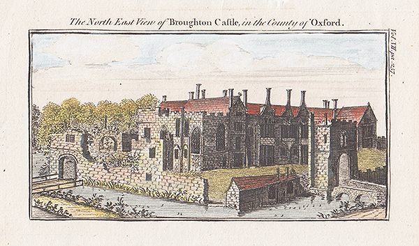 The North East view of Broughton Castle in the County of Oxford 