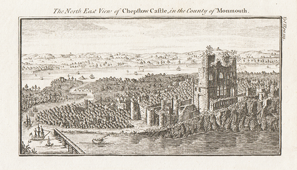 The North East View of Chepstow Castle in the County of Monmouth 