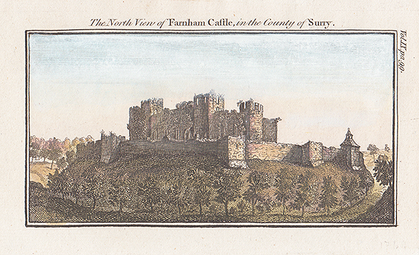 The North view of Farnham Castle in the County of Surry 