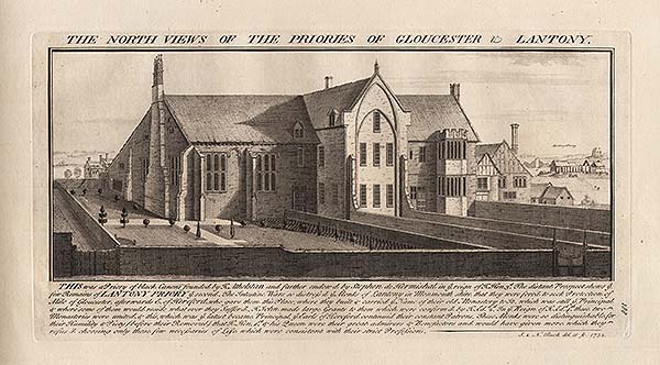 The North Views of the Priories of Gloucester & Llantony