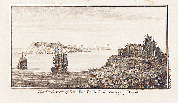 The North view of Sandford Castle in the County of Dorset 