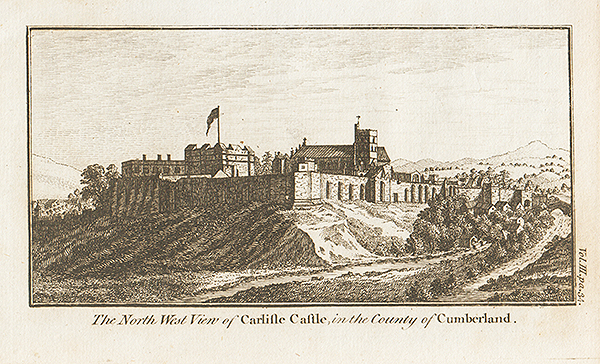 The North West view of Carlisle Castle in the County of Cumberland 