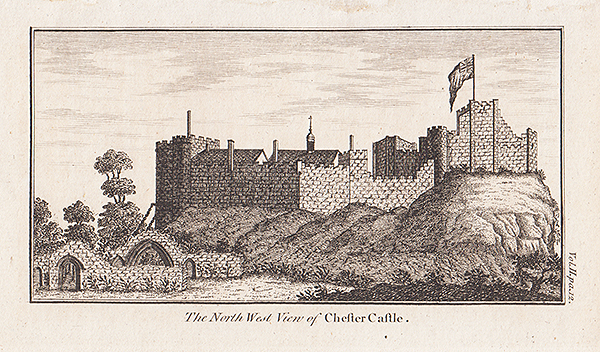 The North West view of Chester Castle 