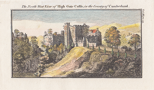 The North West view of High Gate Castle in the County of Cumberland  