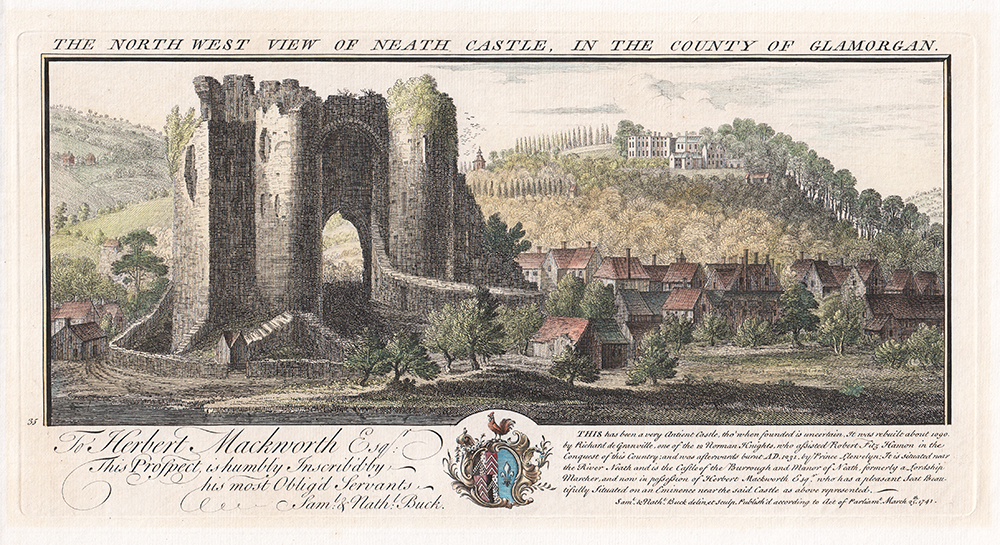 Neath Castle in the County of Glamorgan