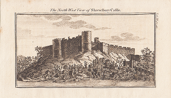 The North West View of Shrewsbury Castle 