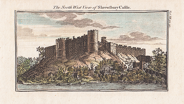 The North West View of Shrewsbury Castle 