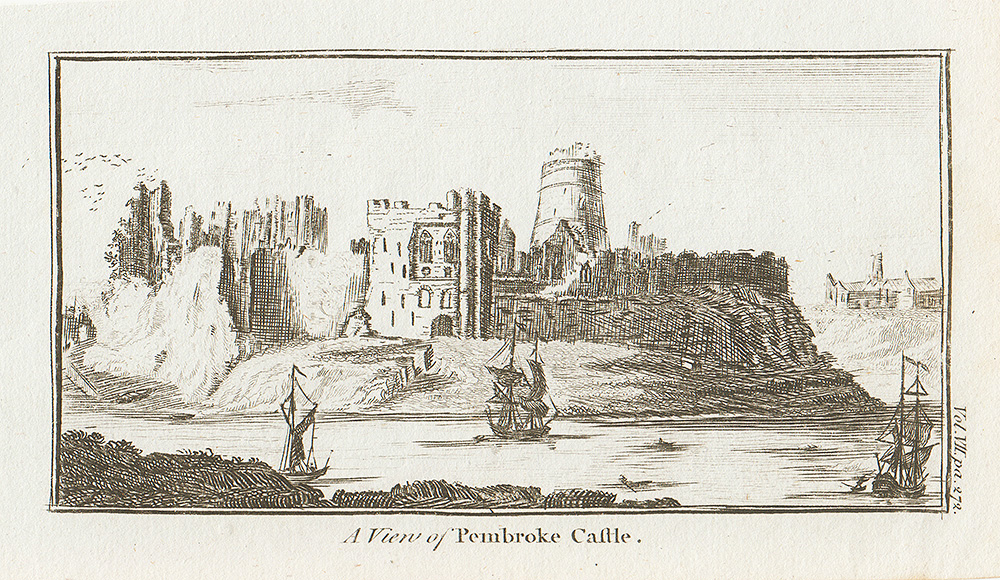 A View of Pembroke Castle.