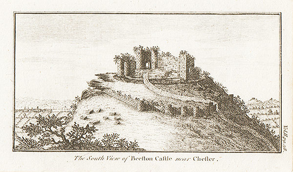 South view of Beeston Castle 