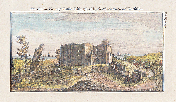 The South View of Castle - Rising Castle in the County of Norfolk 