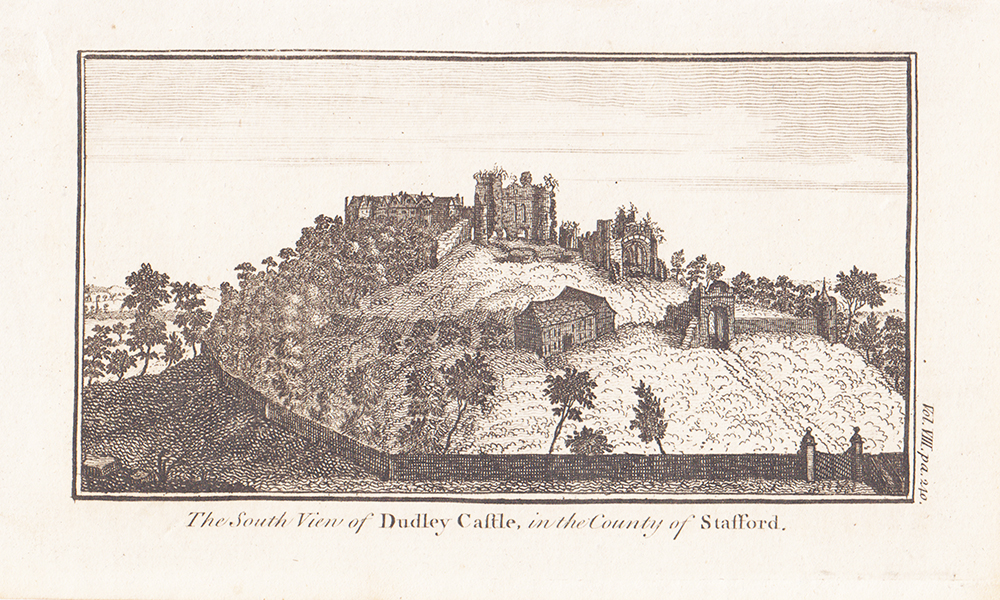 The South View of Dudley Castle in the County of Stafford.