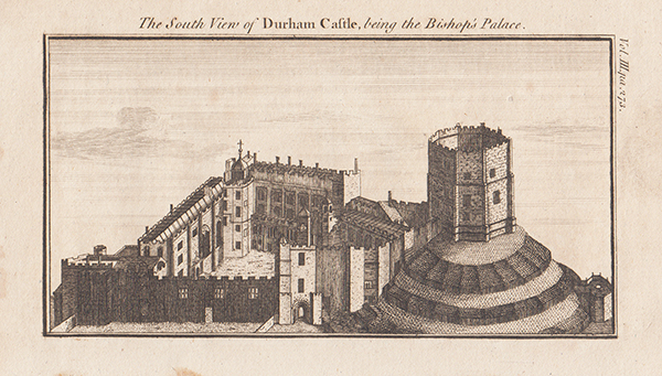 The South view of Durham Castle being the Bishop's Palace