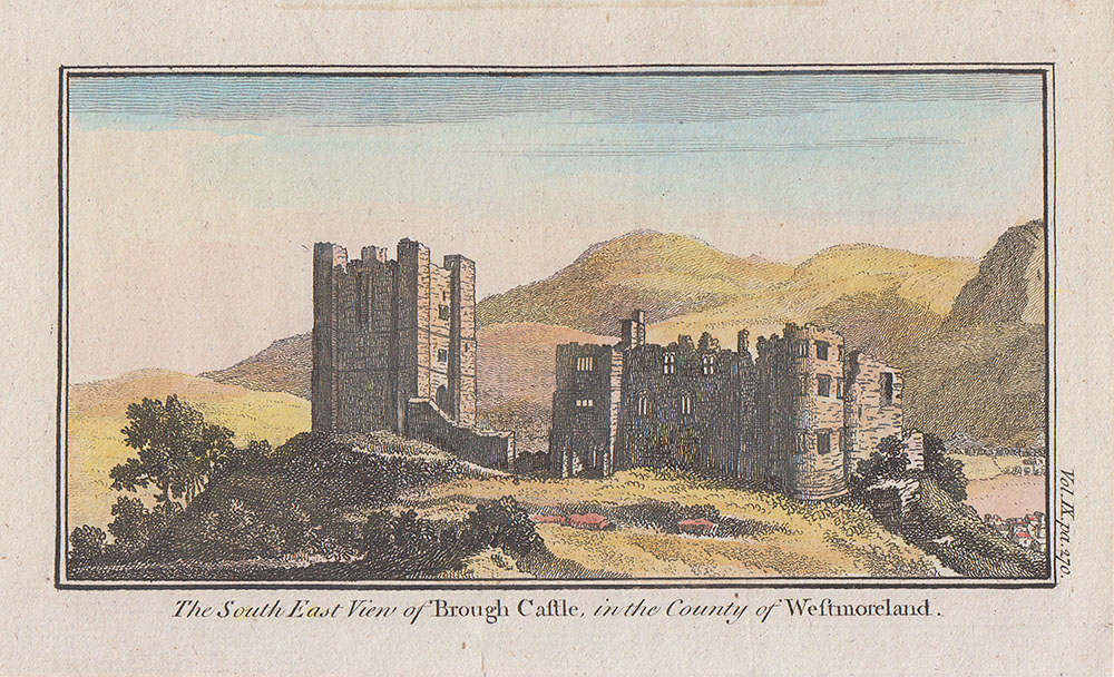 The South East View of Brough Castle in the County of Westmorland 