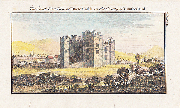 The South East View of Dacre Castle in the County of Cumberland