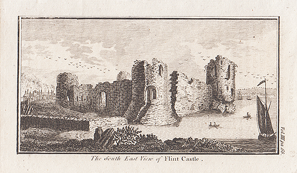 The South East View of Flint Castle 