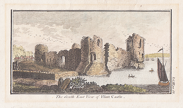 The South East View of Flint Castle 