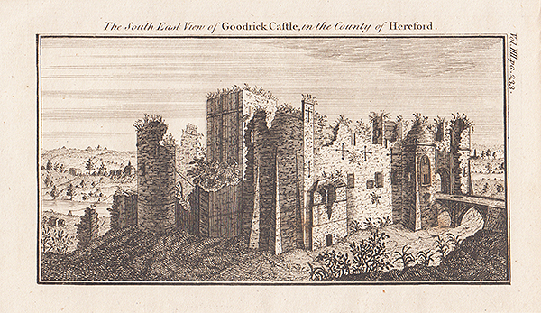 The South East View of Goodrick Castle in the County of Hereford
