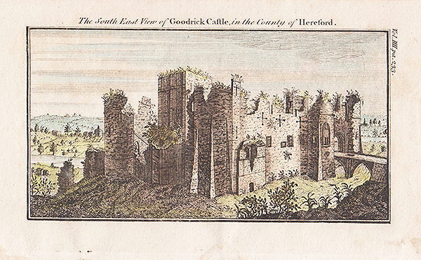 The South East View of Goodrick Castle in the County of Hereford