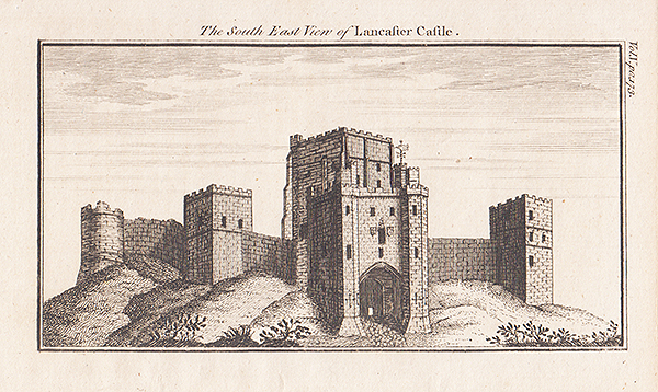 The South East view of Lancaster Castle 