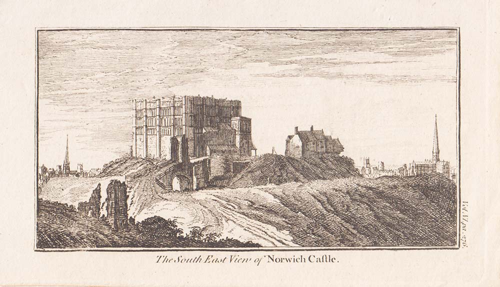 The South East View of Norwich Castle.