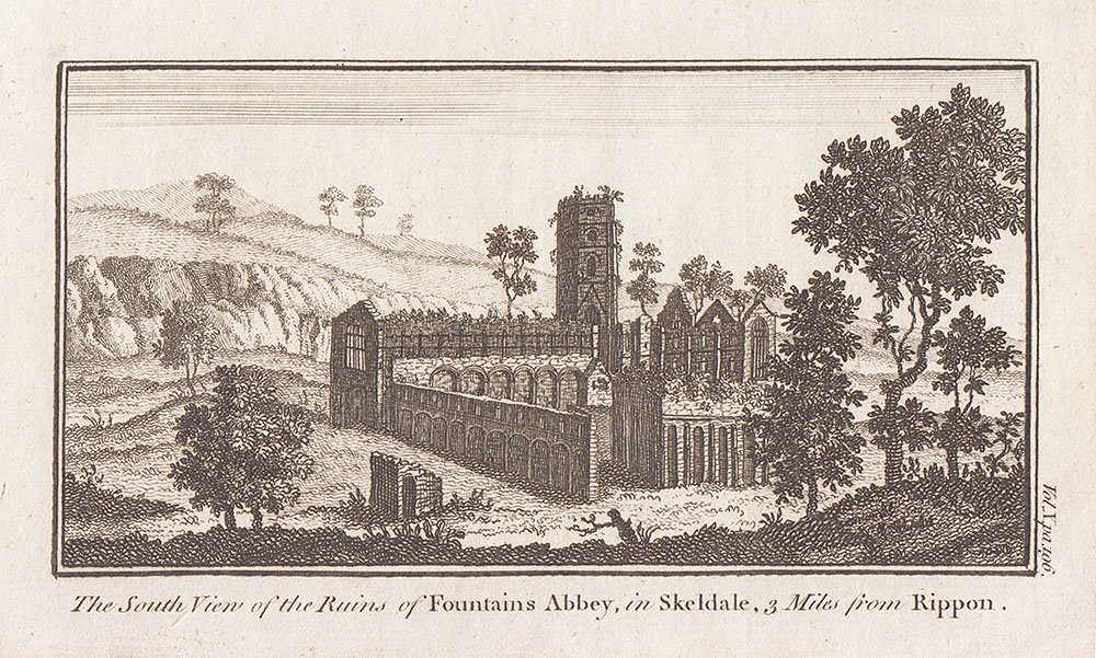 South View of the Ruins of Fountains Abbey