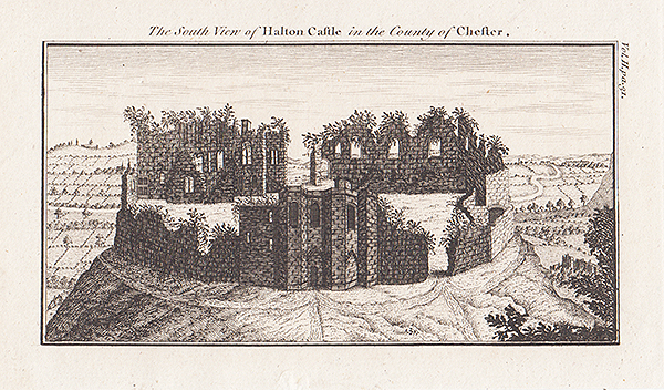 The South View of Halton Castle in the County of Chester 