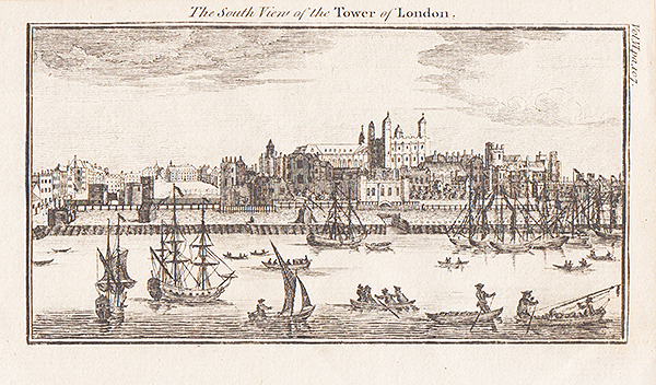 The South view of the Tower of London 