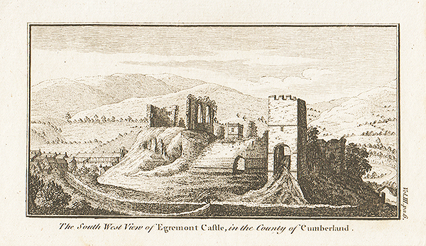 The South West View of Egremont Castle in the County of Cumberland