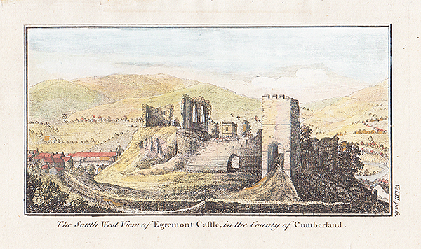 The South West View of Egremont Castle in the County of Cumberland