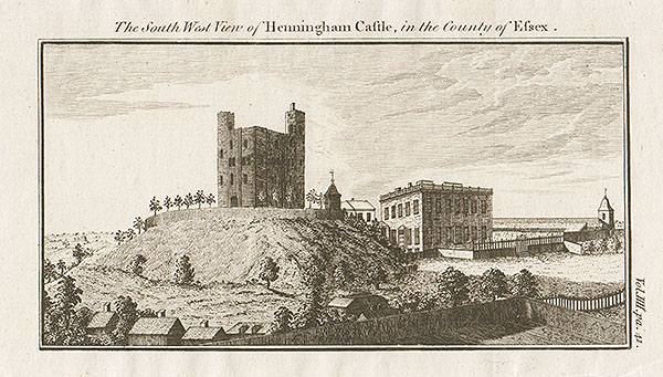 South West view of Henningham Castle 